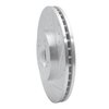 631-58015R Drilled/Slotted Brake Rotor [Silver], 1999-2004 Acura/Honda, Position: Front Right - image 2