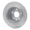 631-58017L Drilled/Slotted Brake Rotor [Silver], 2001-2003 Acura/Honda, Position: Rear Left - image 4