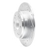 631-58019L Drilled/Slotted Brake Rotor [Silver], 2003-2011 Acura/Honda, Position: Rear Left - image 2