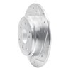 631-58019R Drilled/Slotted Brake Rotor [Silver], 2003-2011 Acura/Honda, Position: Rear Right - image 2