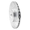 631-58020R Drilled/Slotted Brake Rotor [Silver], 2004-2008 Acura/Honda, Position: Front Right - image 2