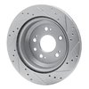 631-58022L Drilled/Slotted Brake Rotor [Silver], 2005-2012 Acura/Honda, Position: Rear Left - image 4