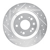 631-58023L Drilled/Slotted Brake Rotor [Silver], 2009-2014 Acura/Honda, Position: Rear Left - image 1