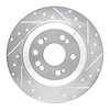631-58023R Drilled/Slotted Brake Rotor [Silver], 2009-2014 Acura/Honda, Position: Rear Right - image 1