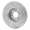 631-58025L Drilled/Slotted Brake Rotor [Silver], 2014-2020 Acura/Honda, Position: Front Left - image 4