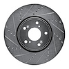 631-58026L Drilled/Slotted Brake Rotor [Silver], 2014-2020 Acura/Honda, Position: Front Left - image 1