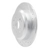 631-58028R Drilled/Slotted Brake Rotor [Silver], 2014-2016 Acura/Honda, Position: Rear Right - image 2