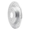 631-58029L Drilled/Slotted Brake Rotor [Silver], Fits Select Acura/Honda, Position: Rear Left - image 2