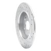 631-58029L Drilled/Slotted Brake Rotor [Silver], Fits Select Acura/Honda, Position: Rear Left - image 4