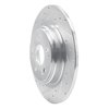 631-58030L Drilled/Slotted Brake Rotor [Silver], 2017-2020 Acura/Honda, Position: Rear Left - image 2