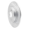 631-58030R Drilled/Slotted Brake Rotor [Silver], 2017-2020 Acura/Honda, Position: Rear Right - image 2