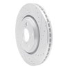 631-58031R Drilled/Slotted Brake Rotor [Silver], 2017-2020 Acura/Honda, Position: Front Right - image 2