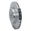 631-58035L Drilled/Slotted Brake Rotor [Silver], Fits Select Acura/Honda, Position: Front Left - image 2