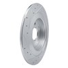 631-58036R Drilled/Slotted Brake Rotor [Silver], Fits Select Acura/Honda, Position: Rear Right - image 4