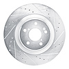 631-58037R Drilled/Slotted Brake Rotor [Silver], Fits Select Acura/Honda, Position: Front Right
