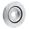 631-58037R Drilled/Slotted Brake Rotor [Silver], Fits Select Acura/Honda, Position: Front Right - image 4