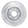 631-58038R Drilled/Slotted Brake Rotor [Silver], Fits Select Acura/Honda, Position: Rear Right - image 1