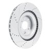 631-58039R Drilled/Slotted Brake Rotor [Silver], Fits Select Acura/Honda, Position: Front Right - image 4