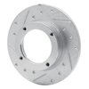 631-59000L Drilled/Slotted Brake Rotor [Silver], 1973-1979 Acura/Honda, Position: Front Left - image 2