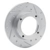 631-59000R Drilled/Slotted Brake Rotor [Silver], 1973-1979 Acura/Honda, Position: Front Right - image 2