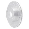 631-59003R Drilled/Slotted Brake Rotor [Silver], 1983-1987 Acura/Honda, Position: Front Right - image 2