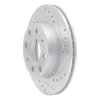 631-59004R Drilled/Slotted Brake Rotor [Silver], 1982-1983 Acura/Honda, Position: Front Right - image 2