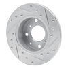 631-59008L Drilled/Slotted Brake Rotor [Silver], 1979-1983 Acura/Honda, Position: Front Left - image 4
