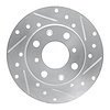 631-59008R Drilled/Slotted Brake Rotor [Silver], 1979-1983 Acura/Honda, Position: Front Right - image 1