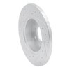 631-59009R Drilled/Slotted Brake Rotor [Silver], 1984-1987 Acura/Honda, Position: Front Right - image 4