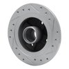631-59010L Drilled/Slotted Brake Rotor [Silver], 1984-1987 Acura/Honda, Position: Rear Left - image 4