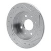 631-59014L Drilled/Slotted Brake Rotor [Silver], 1988-2001 Acura/Honda, Position: Rear Left - image 4