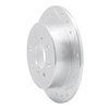 631-59014R Drilled/Slotted Brake Rotor [Silver], 1988-2001 Acura/Honda, Position: Rear Right - image 2