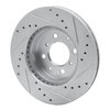 631-59015L Drilled/Slotted Brake Rotor [Silver], 1988-1991 Acura/Honda, Position: Front Left - image 4