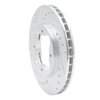 631-59017L Drilled/Slotted Brake Rotor [Silver], 1990-1997 Acura/Honda, Position: Front Left - image 2