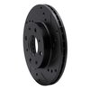 631-59018R Drilled/Slotted Brake Rotor [Silver], 1990-2000 Acura/Honda, Position: Front Right - image 2