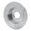 631-59019L Drilled/Slotted Brake Rotor [Silver], 1992-1997 Acura/Honda, Position: Rear Left - image 4