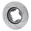 631-59020L Drilled/Slotted Brake Rotor [Silver], 1991-1997 Acura/Honda, Position: Front Left - image 4