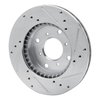 631-59021L Drilled/Slotted Brake Rotor [Silver], 1992-1996 Acura/Honda, Position: Front Left - image 4