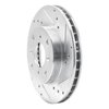 631-59021R Drilled/Slotted Brake Rotor [Silver], 1992-1996 Acura/Honda, Position: Front Right - image 2