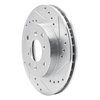 631-59023R Drilled/Slotted Brake Rotor [Silver], 1998-2002 Acura/Honda, Position: Front Right - image 2