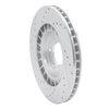 631-59027R Drilled/Slotted Brake Rotor [Silver], 2000-2009 Acura/Honda, Position: Front Right - image 4