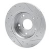 631-59029L Drilled/Slotted Brake Rotor [Silver], 2003-2008 Acura/Honda, Position: Rear Left - image 4