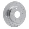 631-59029R Drilled/Slotted Brake Rotor [Silver], 2003-2008 Acura/Honda, Position: Rear Right - image 2