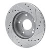 631-59030L Drilled/Slotted Brake Rotor [Silver], 2002-2015 Acura/Honda, Position: Front Left - image 4