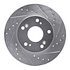 631-59030R Drilled/Slotted Brake Rotor [Silver], 2002-2015 Acura/Honda, Position: Front Right - image 1