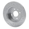 631-59031L Drilled/Slotted Brake Rotor [Silver], 2001-2005 Acura/Honda, Position: Rear Left - image 4
