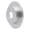 631-59031R Drilled/Slotted Brake Rotor [Silver], 2001-2005 Acura/Honda, Position: Rear Right - image 2