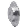 631-59032R Drilled/Slotted Brake Rotor [Silver], Fits Select Acura/Honda, Position: Rear Right - image 2
