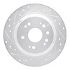 631-59033L Drilled/Slotted Brake Rotor [Silver], 2010-2015 Acura/Honda, Position: Rear Left - image 1