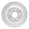 631-59033R Drilled/Slotted Brake Rotor [Silver], 2010-2015 Acura/Honda, Position: Rear Right - image 1